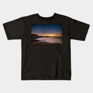 Fall Bay from Tears Point at night, Gower Kids T-Shirt